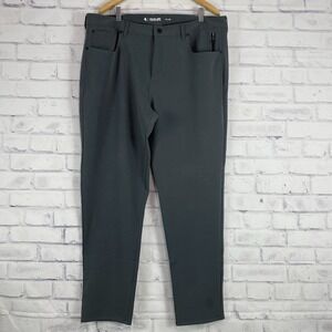 FourLaps Pants Men's Size 40x32‎ Chino Golf Stretch Grey Golfing FLAW